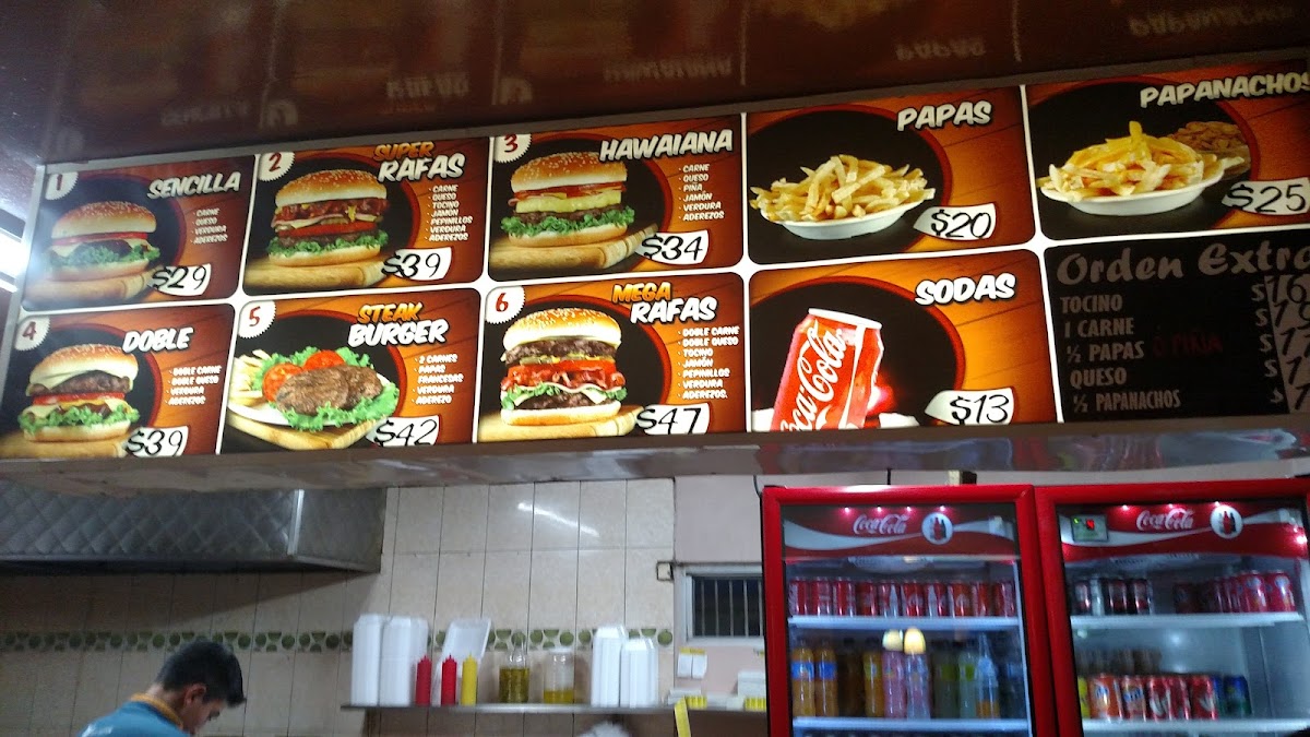 Rafas Burger Photo Menu 5