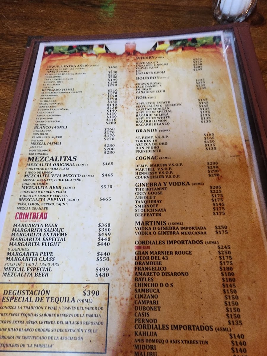 La Parrilla Playa del Carmen Photo Menu 6