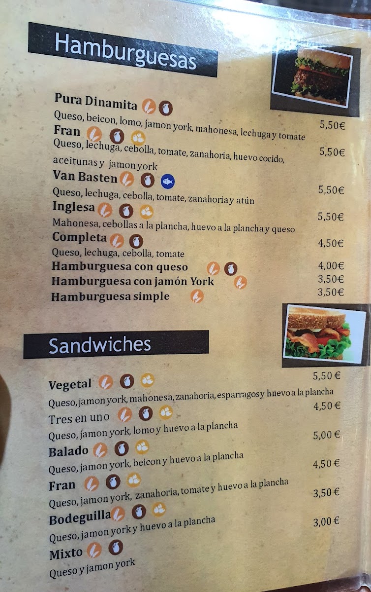 Fran Hamburgueseria Photo Menu 1