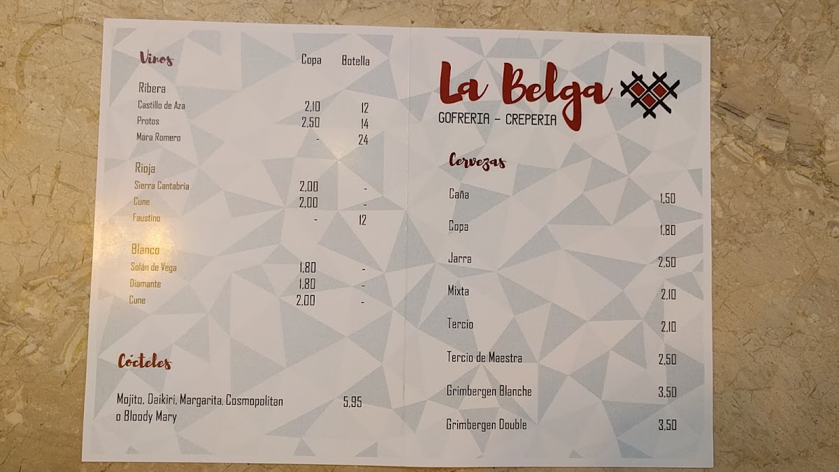 La Belga Gofrería Crepería Photo Menu 4