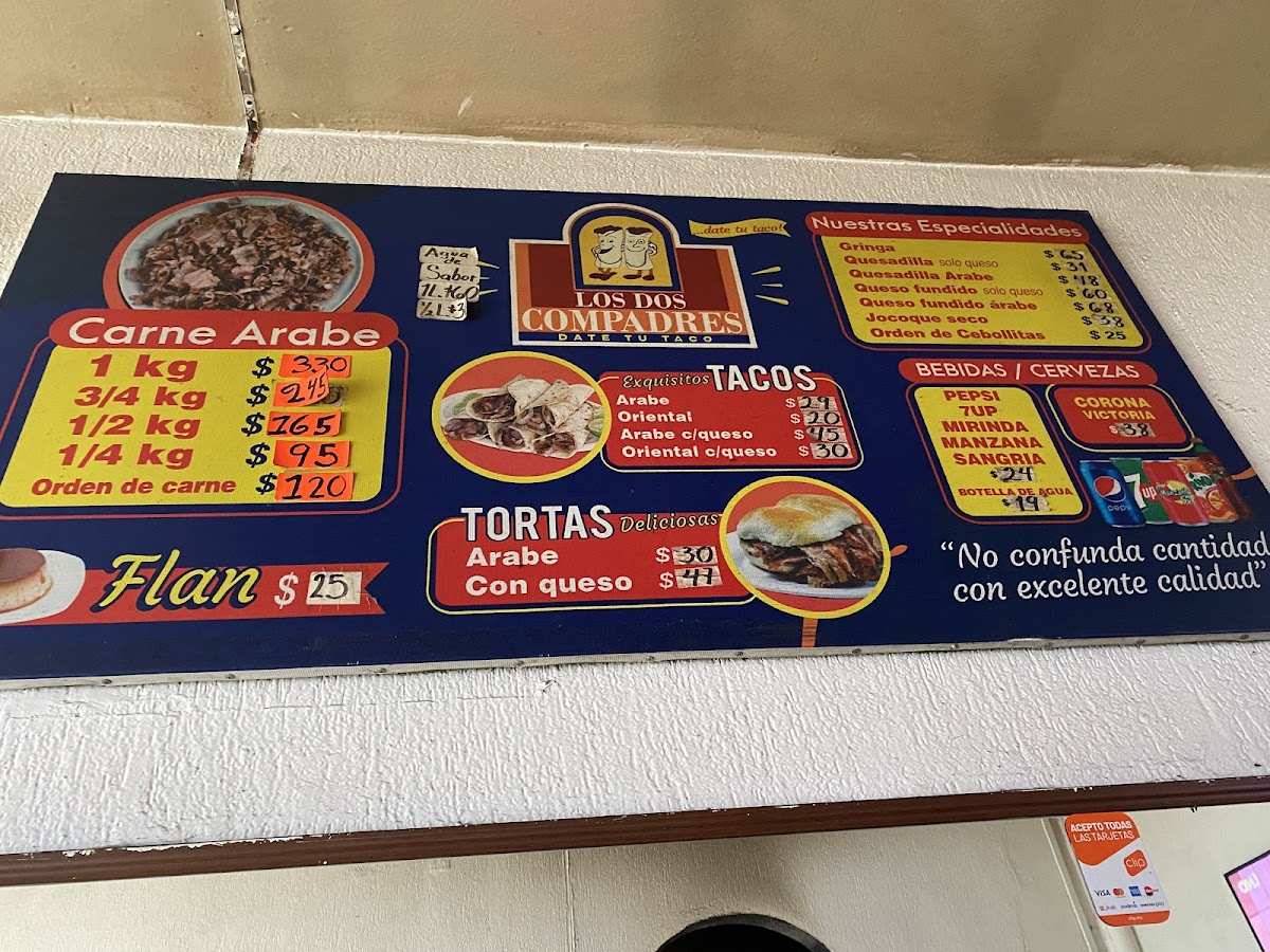 Taquería los Dos Compadres Photo Menu 1