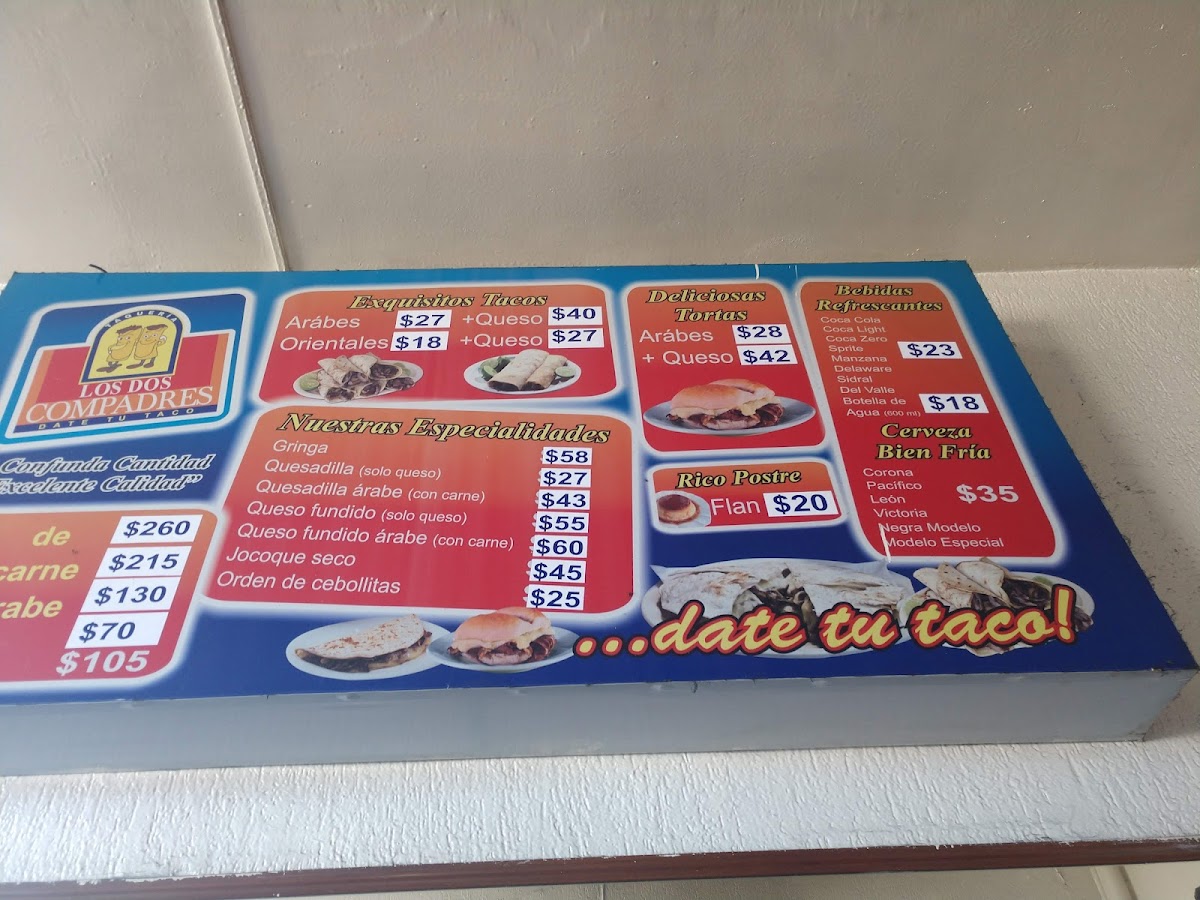 Taquería los Dos Compadres Photo Menu 4