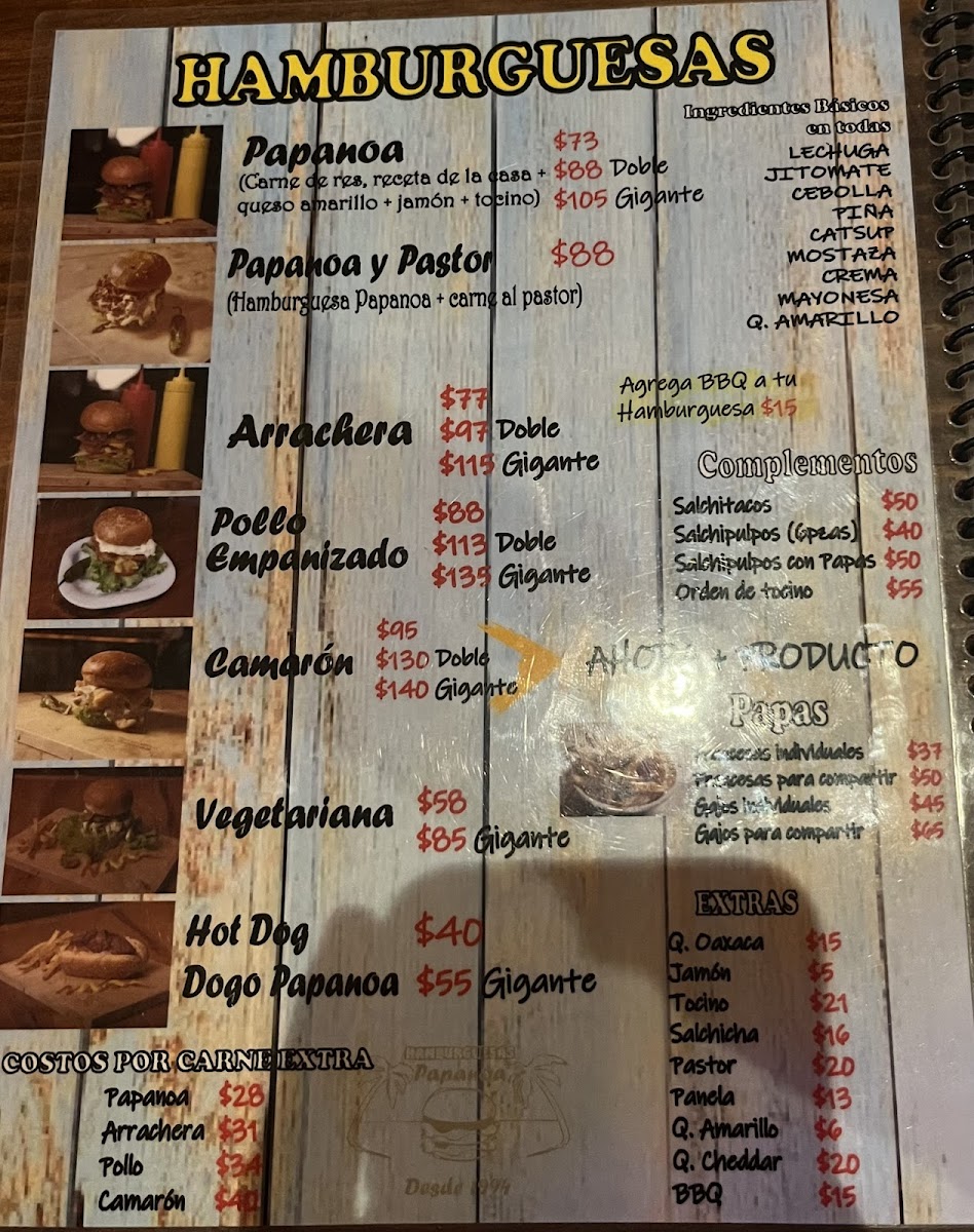 Hamburguesas Papanoa Photo Menu 8