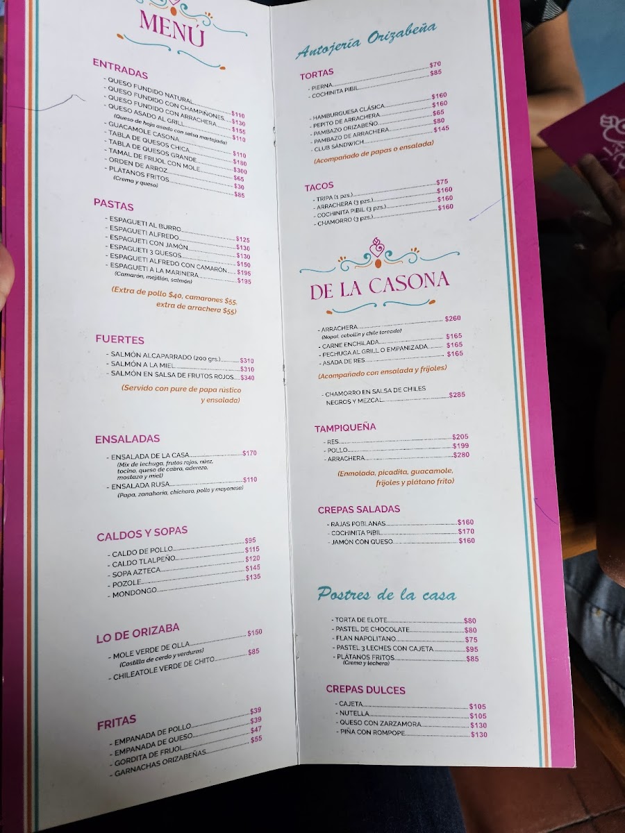 La Casona de Orizaba Photo Menu 6