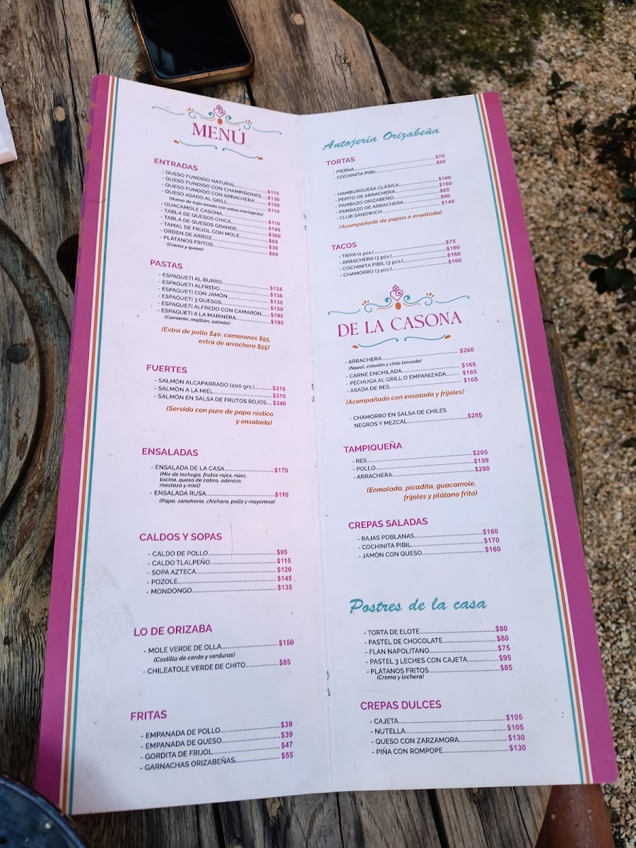 La Casona de Orizaba Photo Menu 7