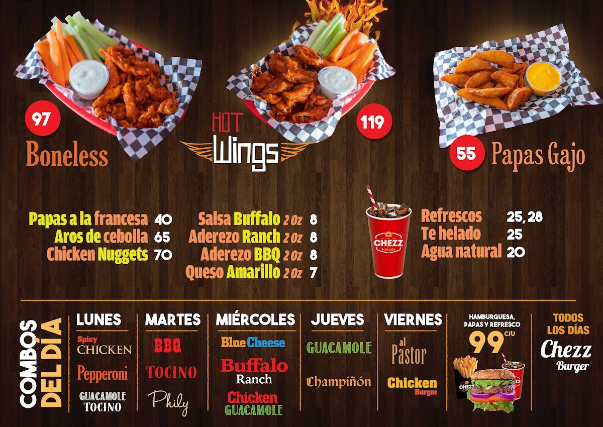 Chezz Burger Photo Menu 1