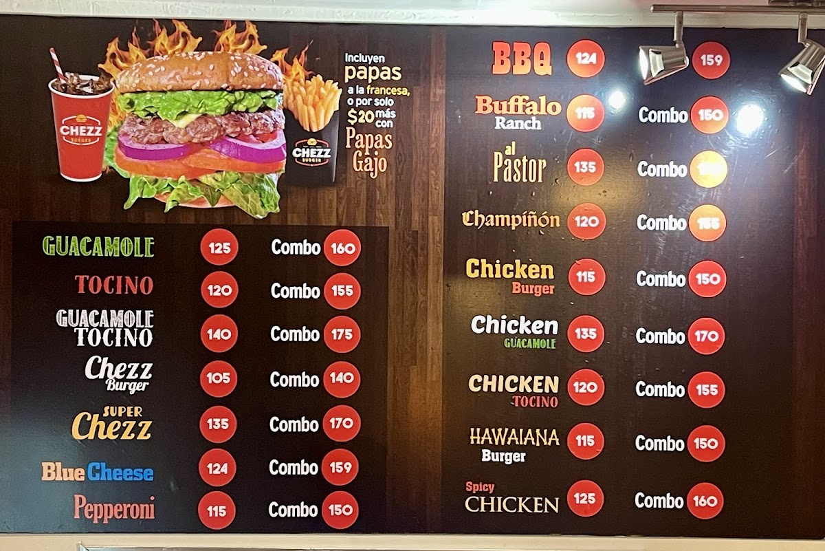 Chezz Burger Photo Menu 3
