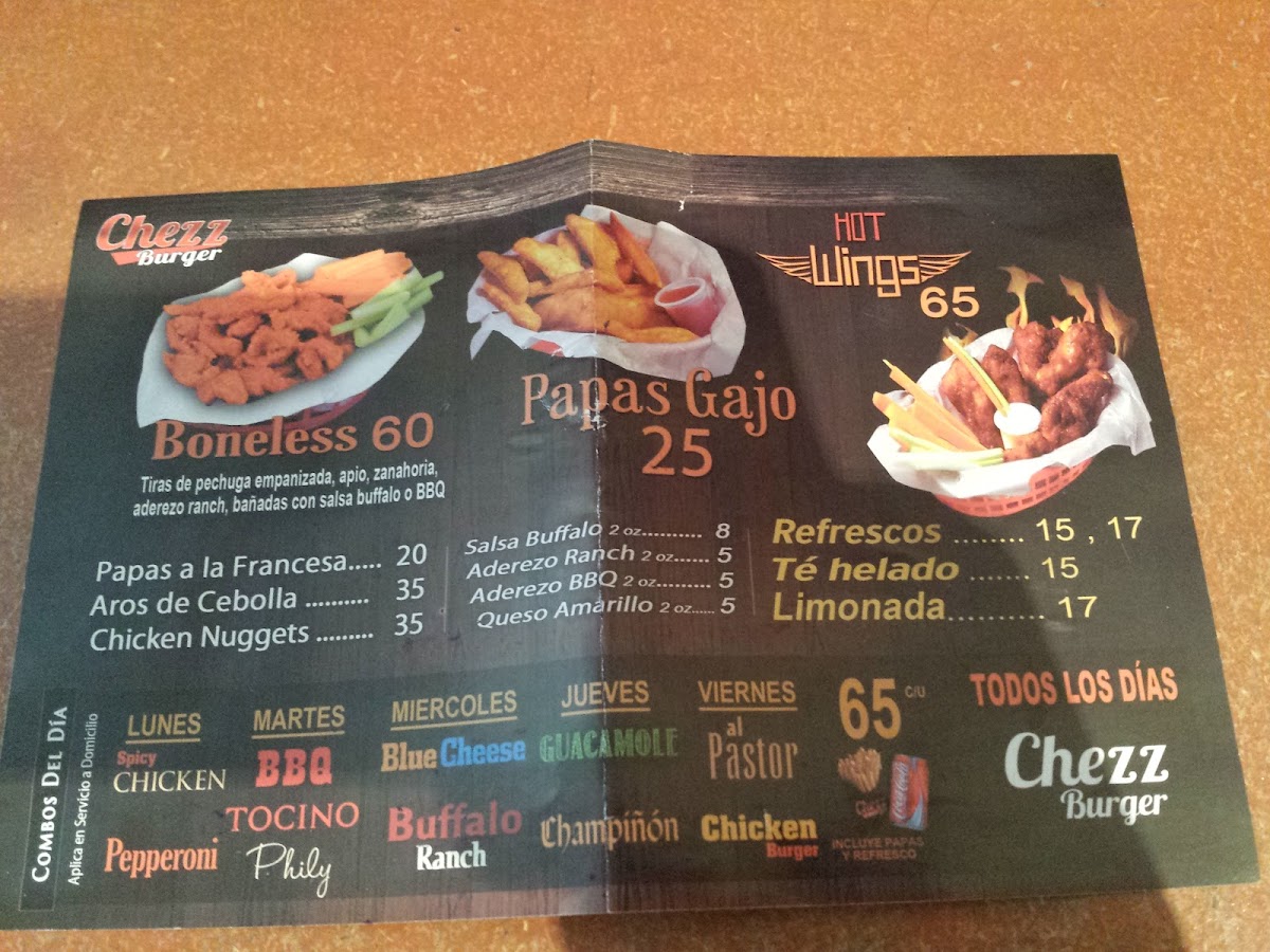 Chezz Burger Photo Menu 6