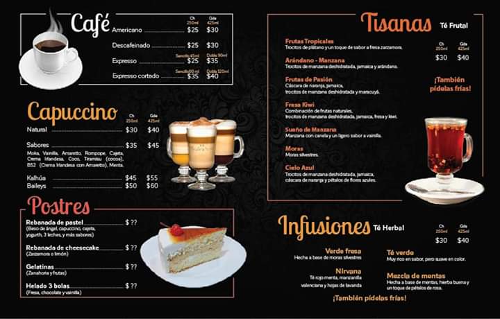 Fue en un café Cafetería y crepería Photo Menu 1