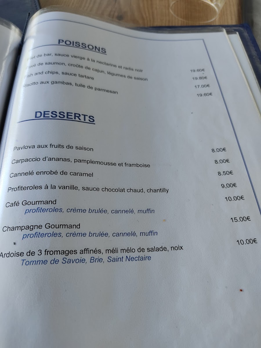 Restaurant La Bourse Photo Menu 10