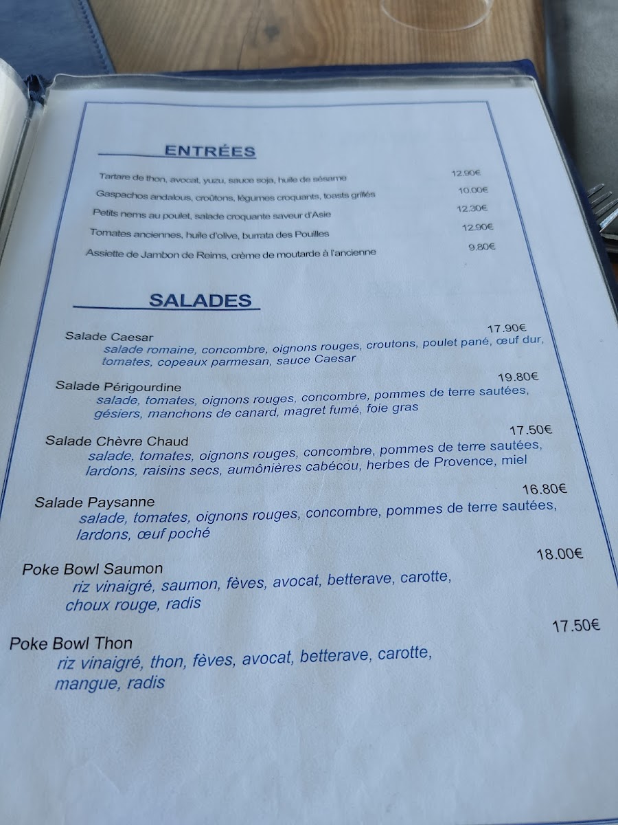 Restaurant La Bourse Photo Menu 4