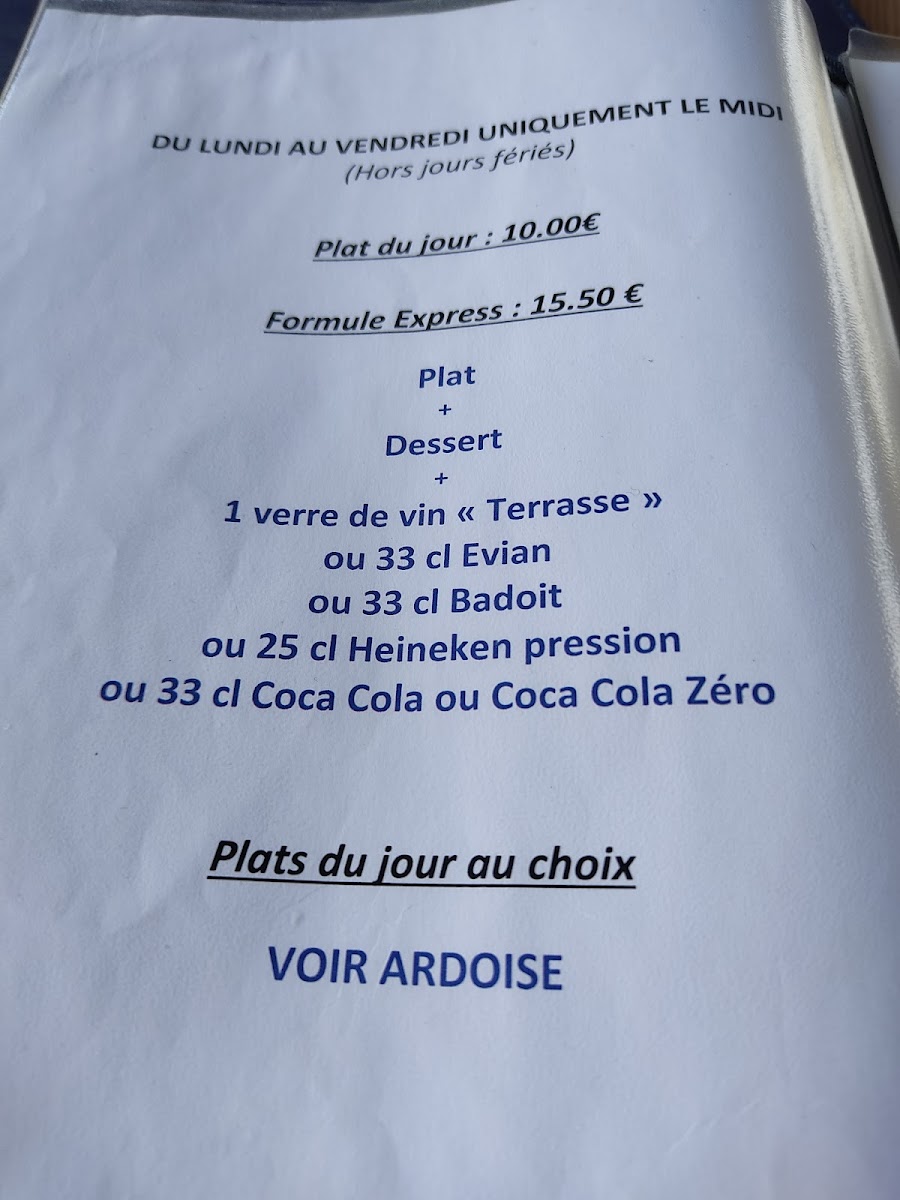 Restaurant La Bourse Photo Menu 5