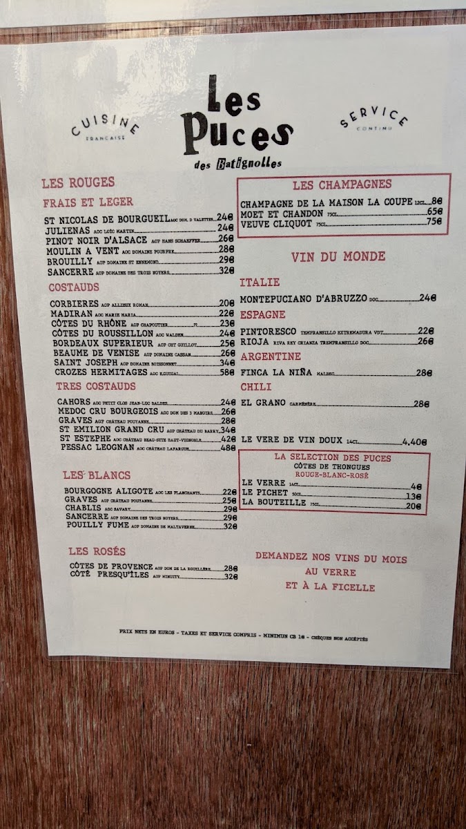 Les Puces Des Batignolles Photo Menu 5