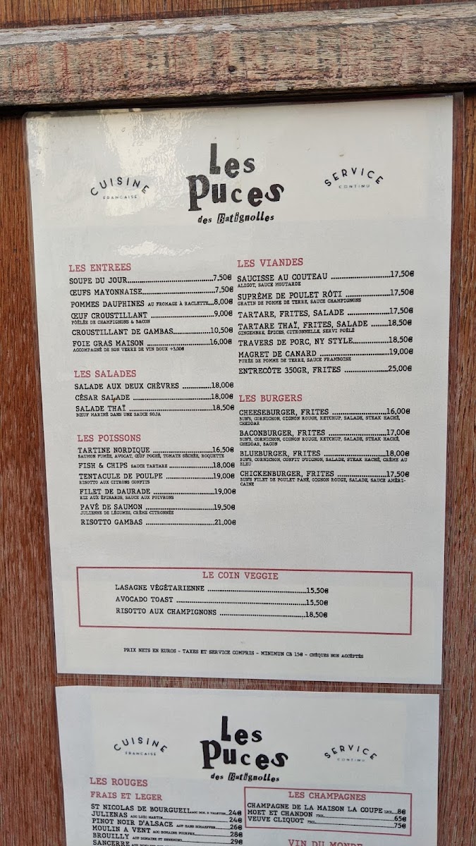 Les Puces Des Batignolles Photo Menu 8