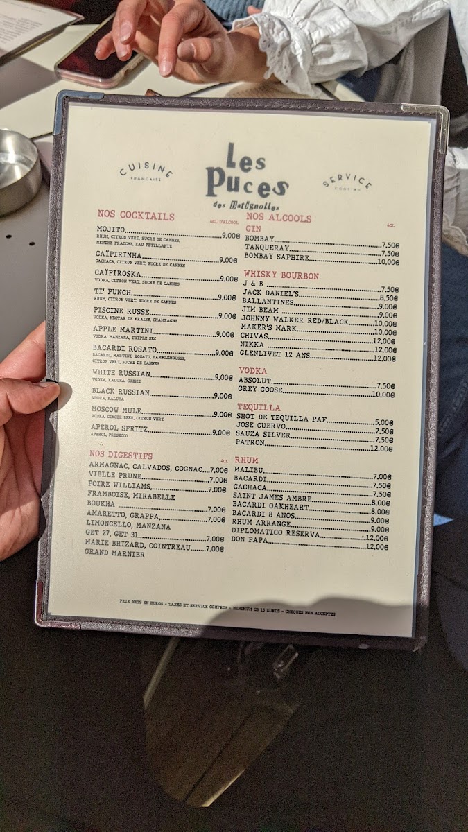 Les Puces Des Batignolles Photo Menu 9