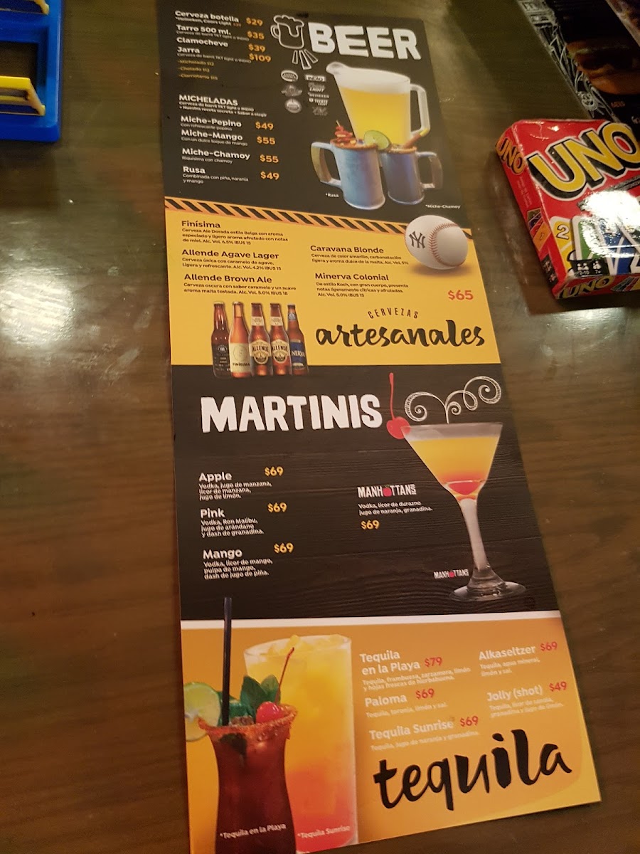 Manhattans Tec Photo Menu 9