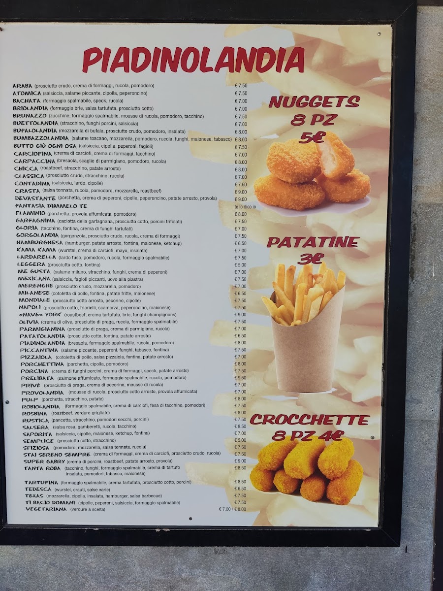 Ristorante Piadinolandia Photo Menu 4