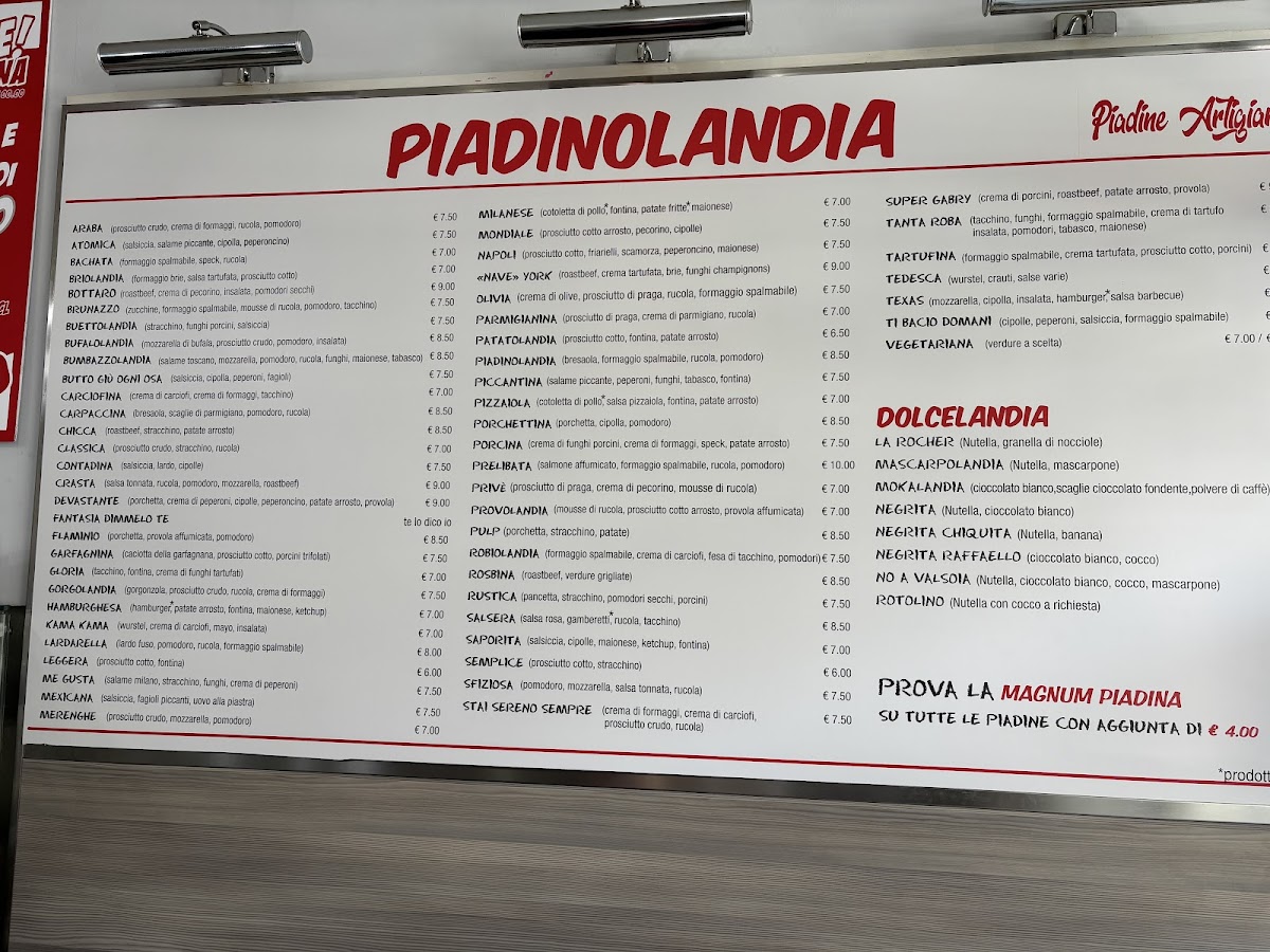 Ristorante Piadinolandia Photo Menu 6