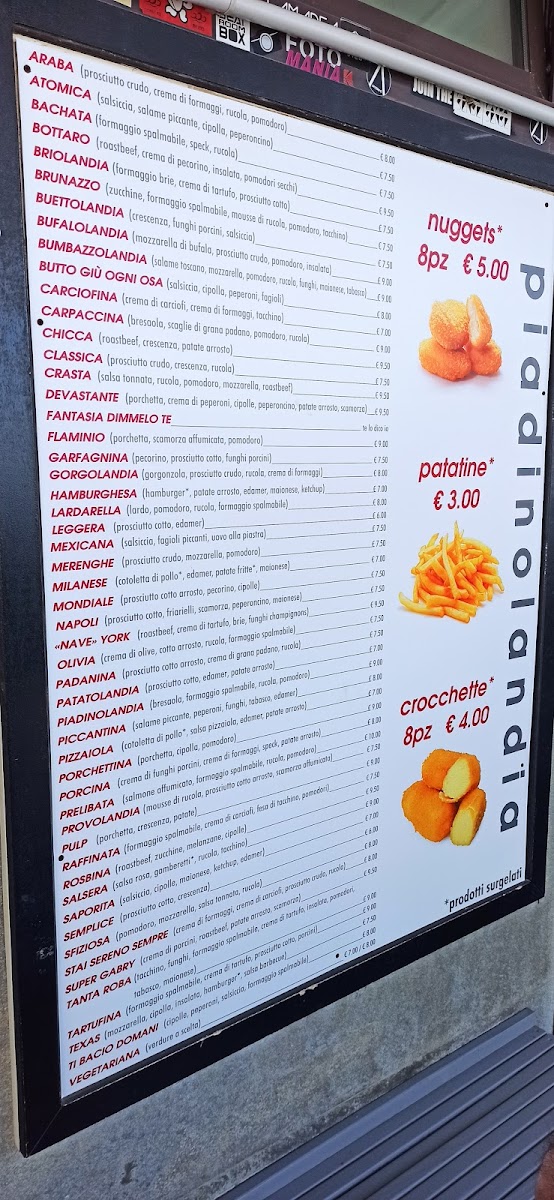 Ristorante Piadinolandia Photo Menu 9