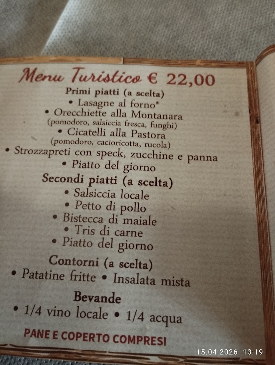 La Piccola Baita Photo Menu 2