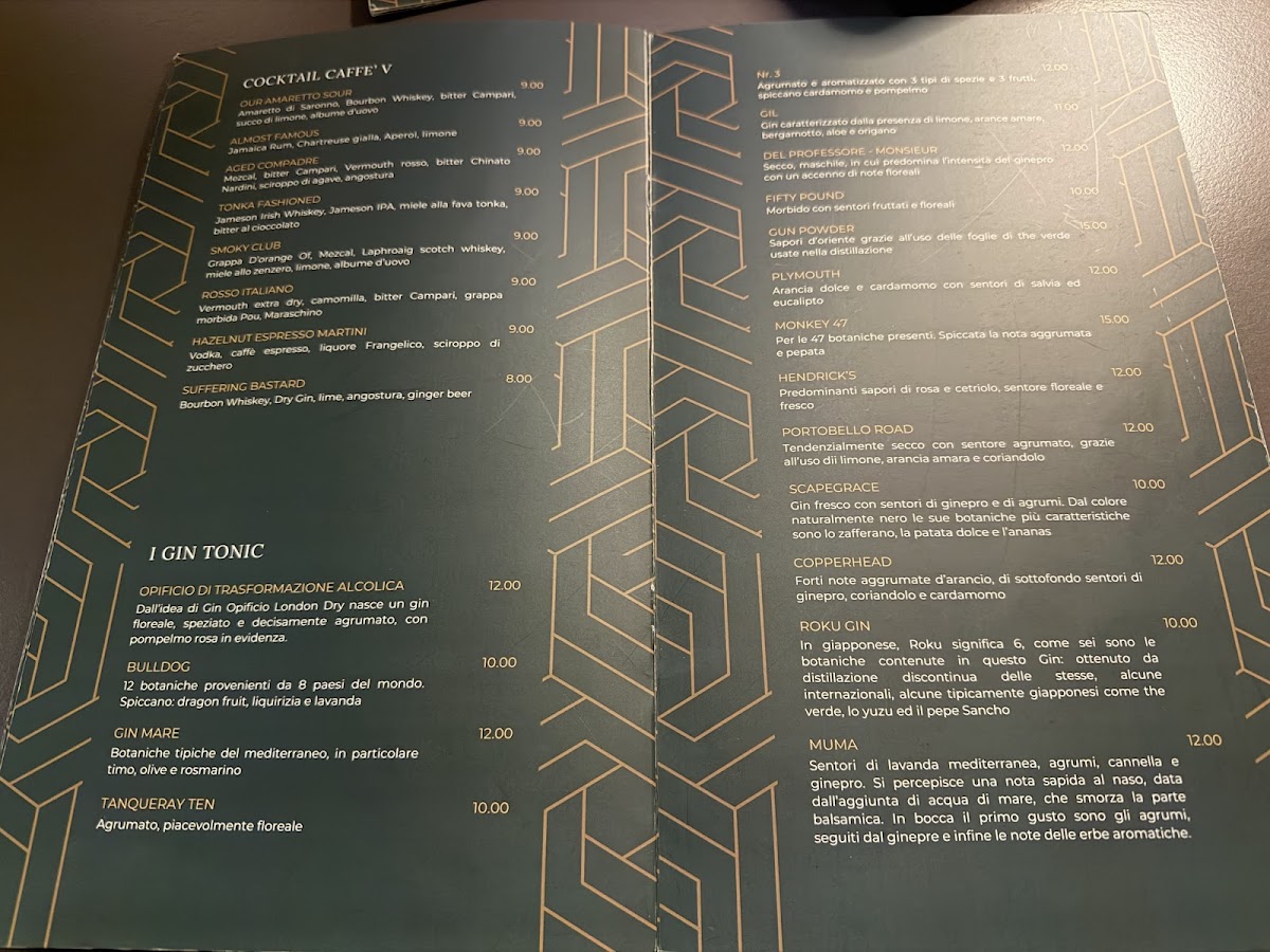 CAFFÈ V Photo Menu 4