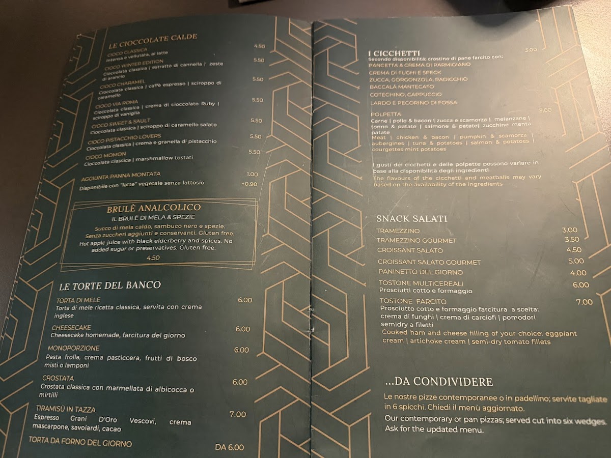 CAFFÈ V Photo Menu 5