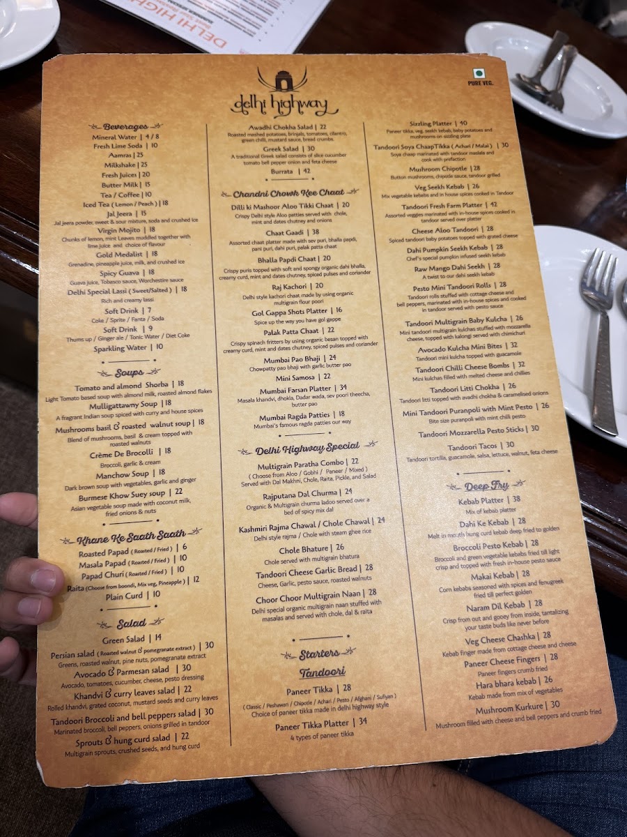 Delhi Highway Restaurant Dubai Photo Menu 3