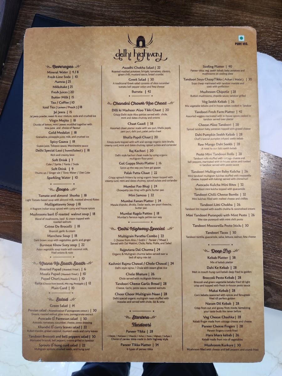 Delhi Highway Restaurant Dubai Photo Menu 5