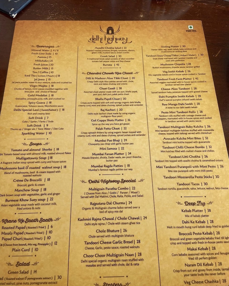 Delhi Highway Restaurant Dubai Photo Menu 7