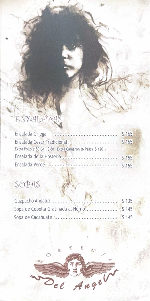 Hostería Del Ángel Photo Menu 4