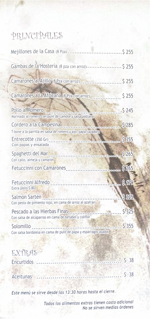 Hostería Del Ángel Photo Menu 5