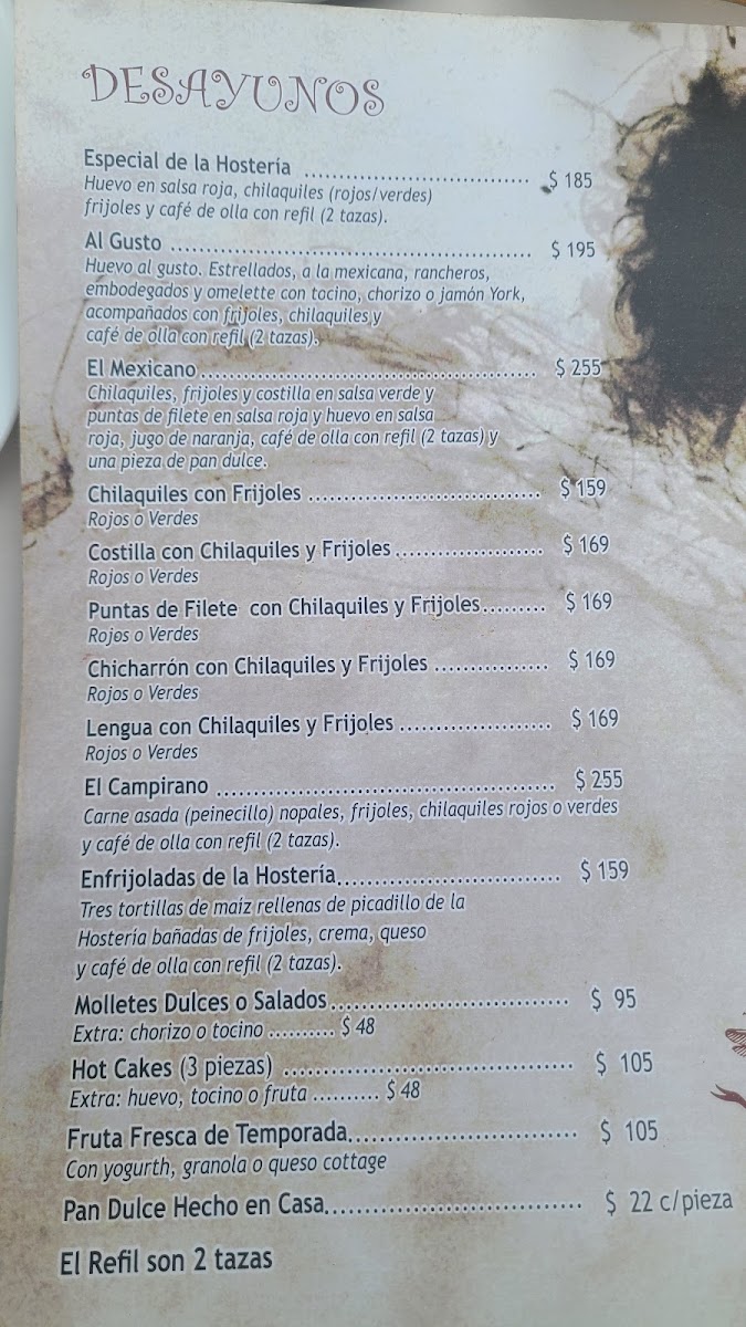 Hostería Del Ángel Photo Menu 6