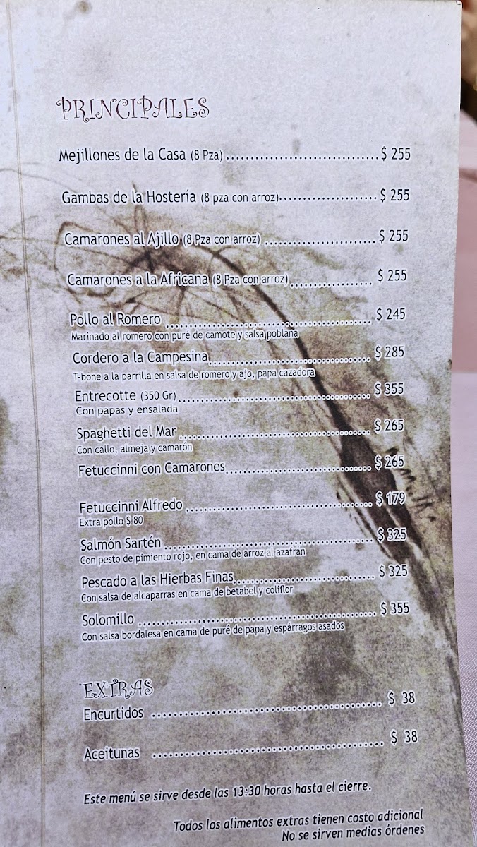 Hostería Del Ángel Photo Menu 7