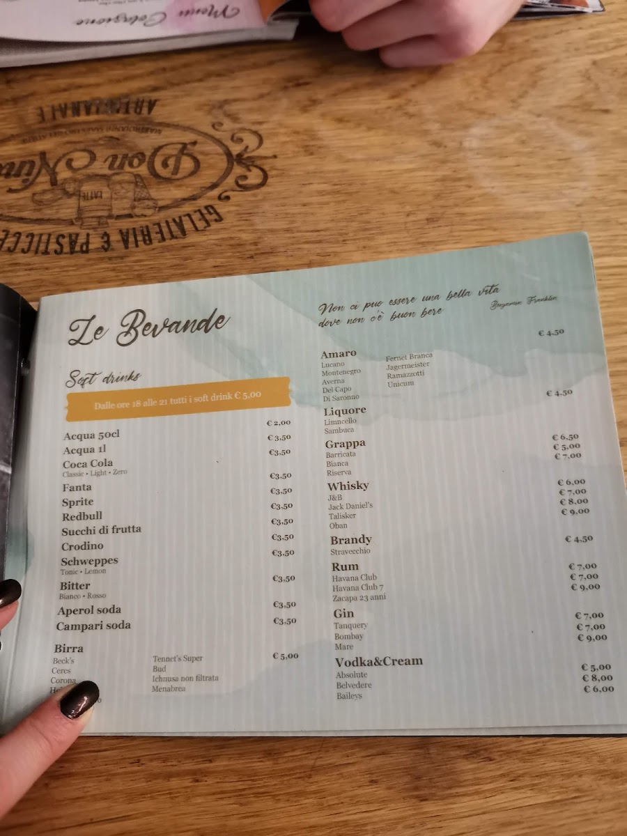 Bistrot de Paris La Femme Photo Menu 10