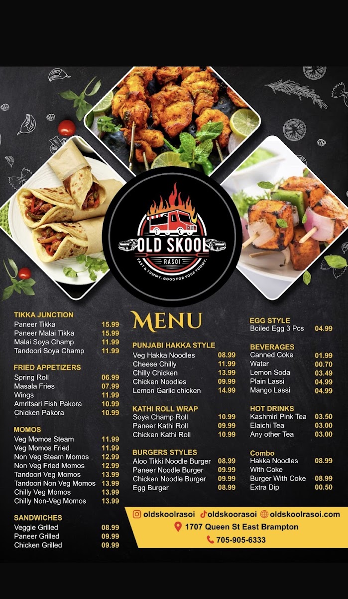 Oldskool Rasoi ( Bramalea )(at esso gas station) Photo Menu 1