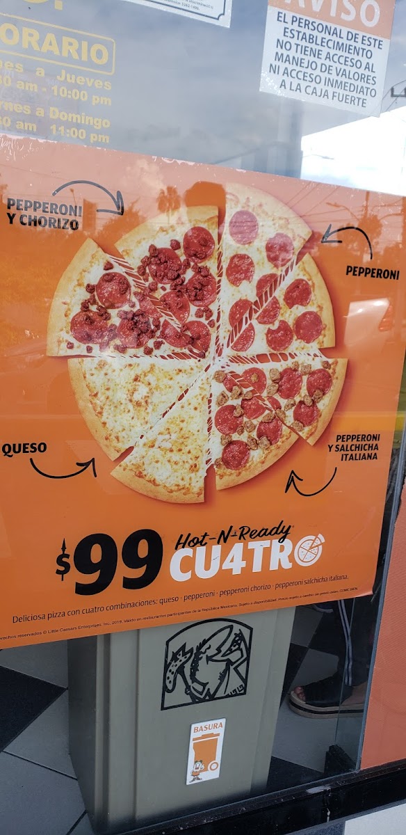 Little Caesars Pizza Ciudad Granja Photo Menu 3