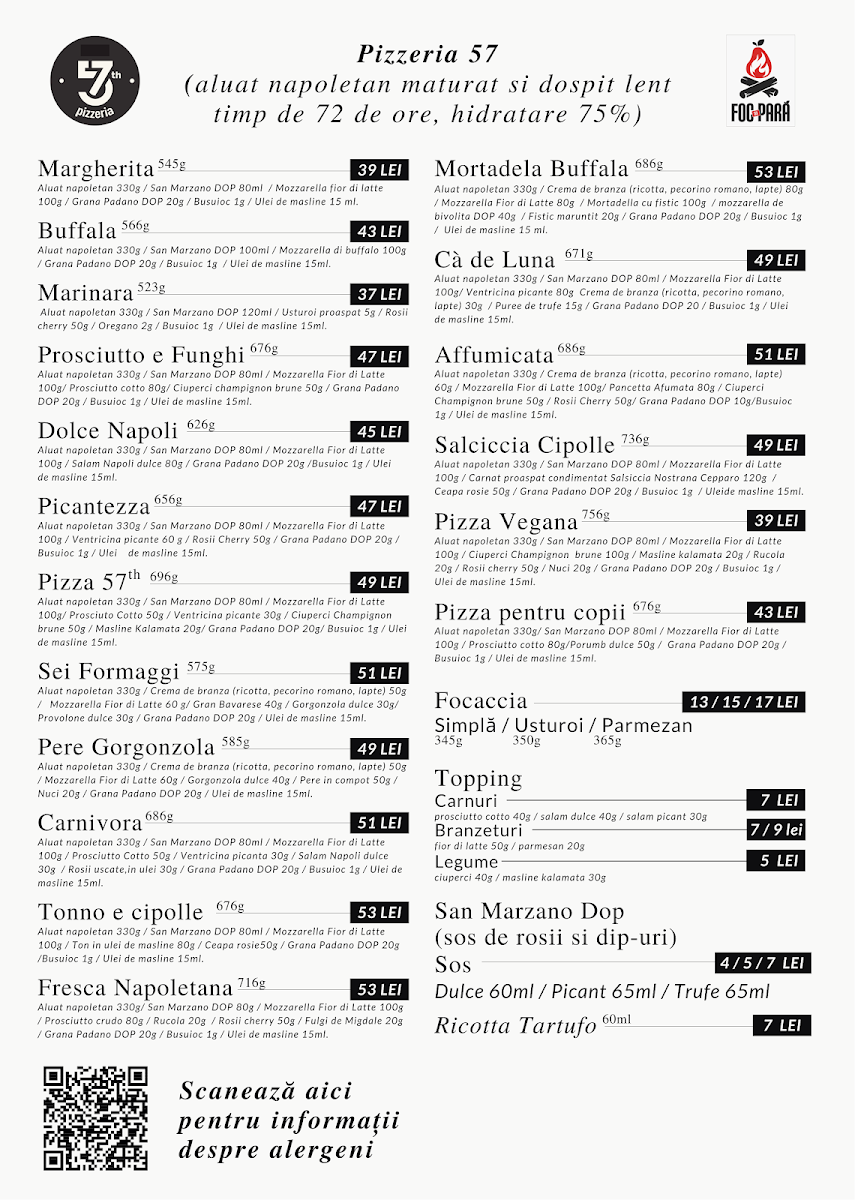 Pizzeria57 Jiului Photo Menu 1
