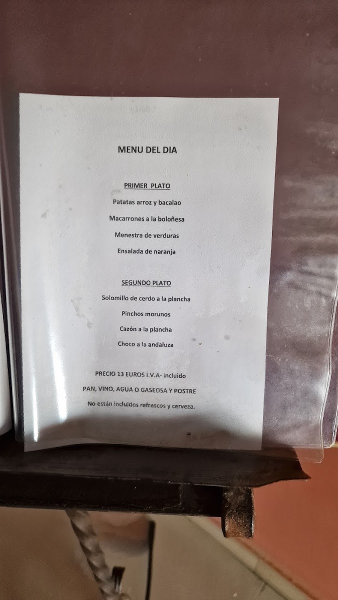 Hostal La Bamba Photo Menu 1