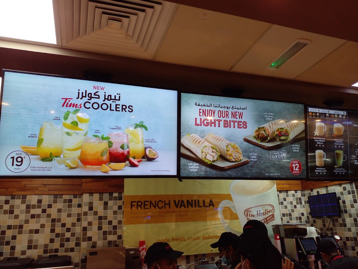 Tim Hortons - BurJuman Photo Menu 3