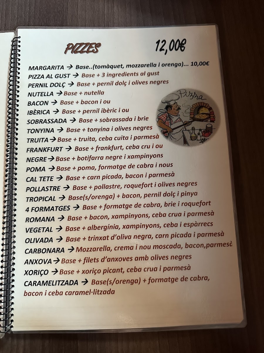 Cal tete Castell d'Aro Photo Menu 6