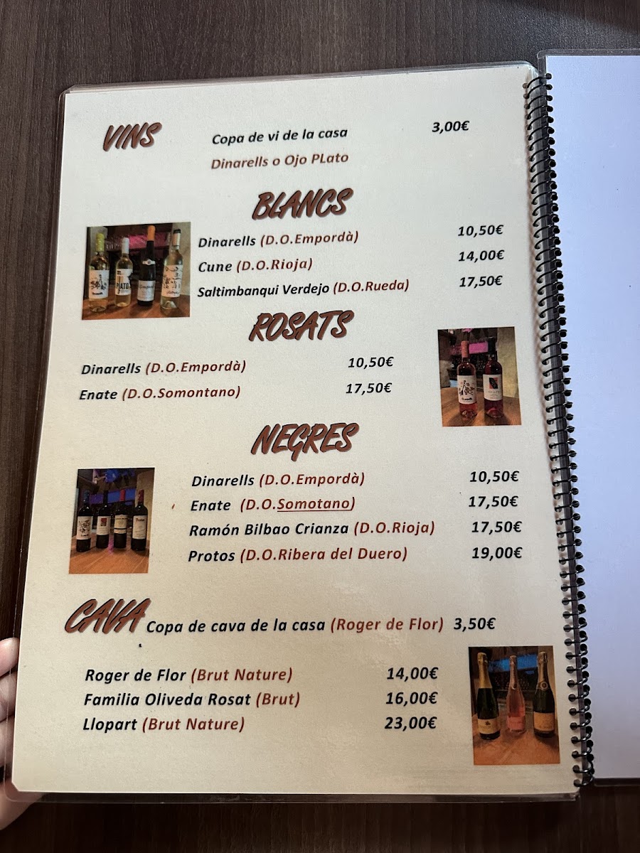Cal tete Castell d'Aro Photo Menu 9