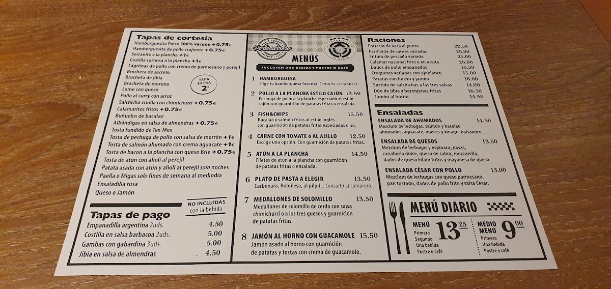 Cafetería Portocarrero Photo Menu 3