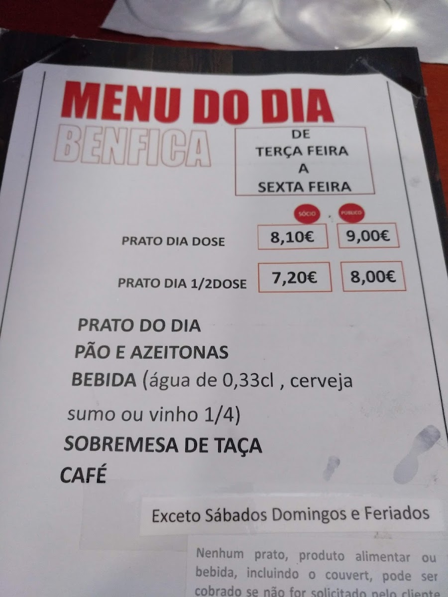 Casa Benfica Vendas Novas Photo Menu 2