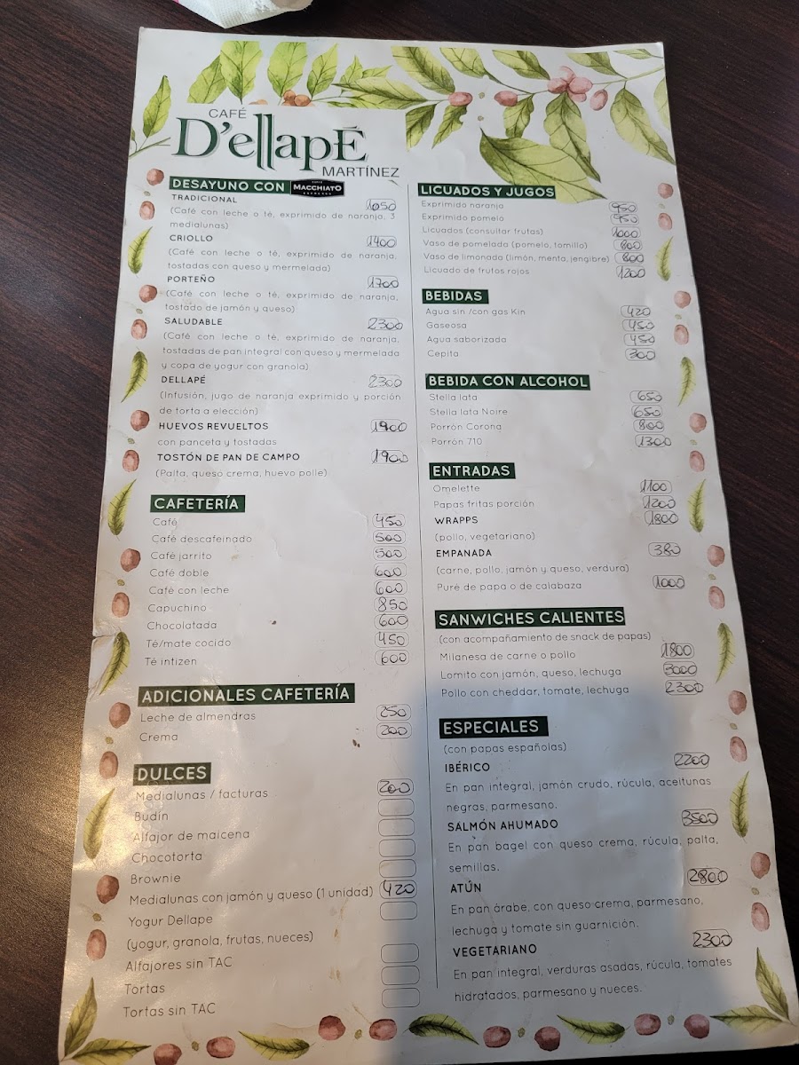 Dellapé café Photo Menu 1