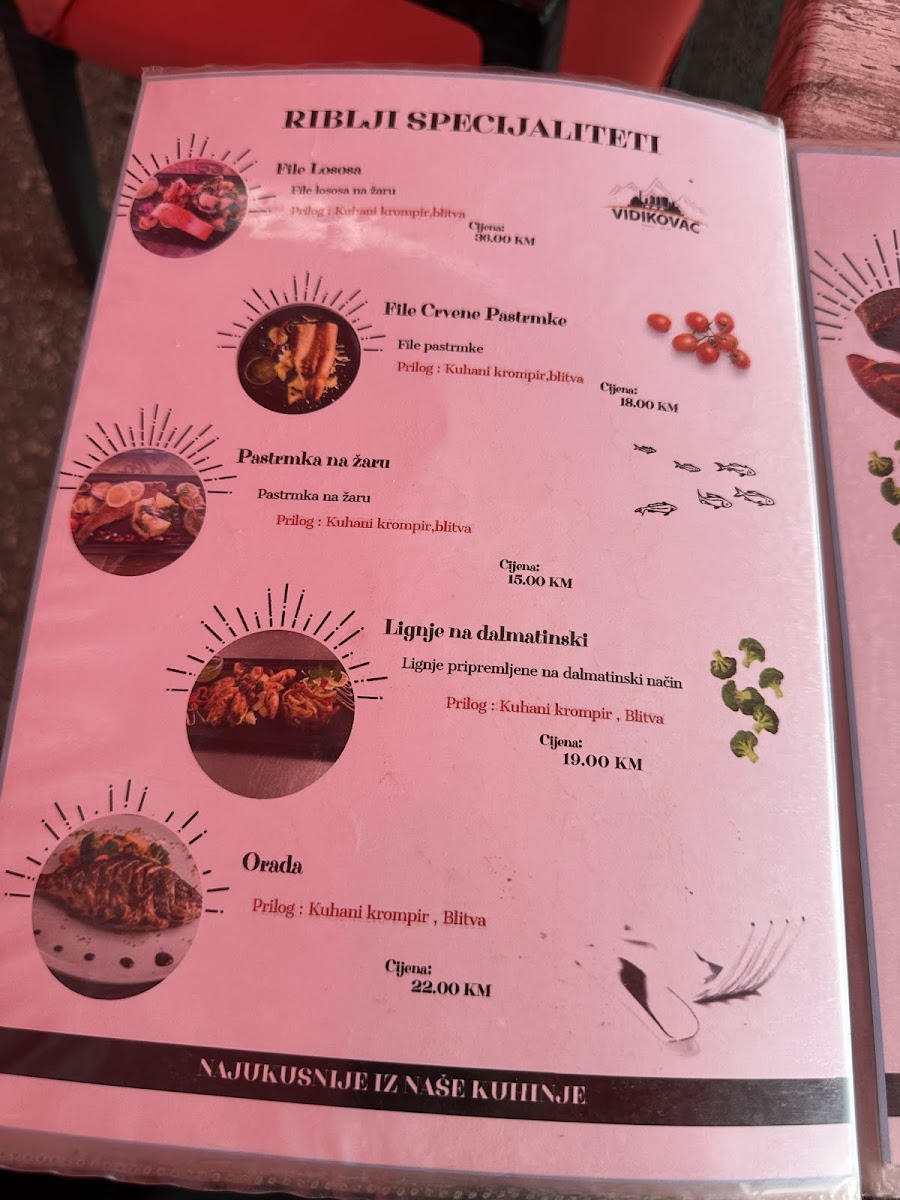 Vidikovac Photo Menu 10