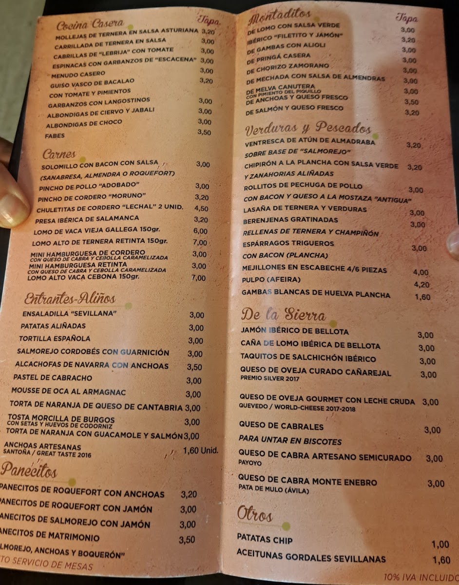 Bar Casa Pepe Photo Menu 3