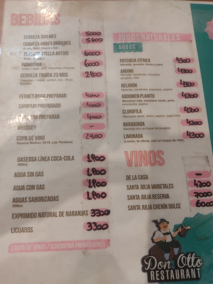 Don Otto Photo Menu 5