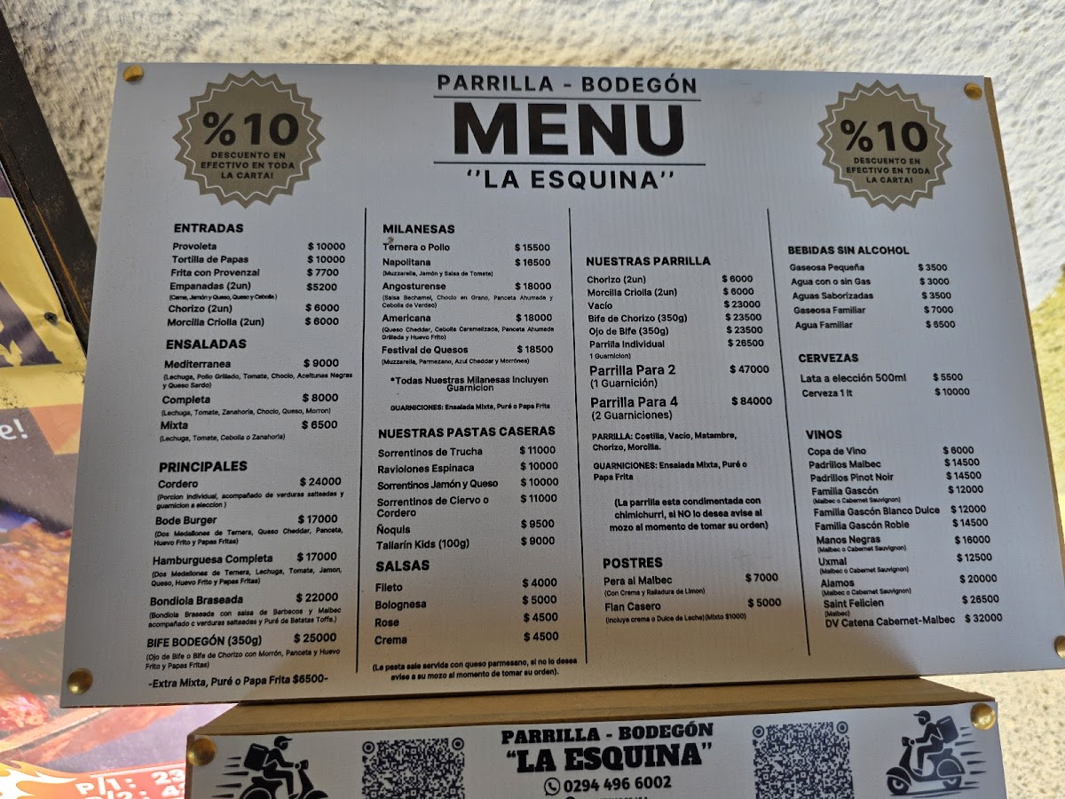 Parrilla Bodegón La Esquina Photo Menu 10