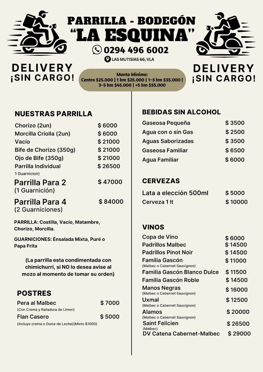 Parrilla Bodegón La Esquina Photo Menu 3