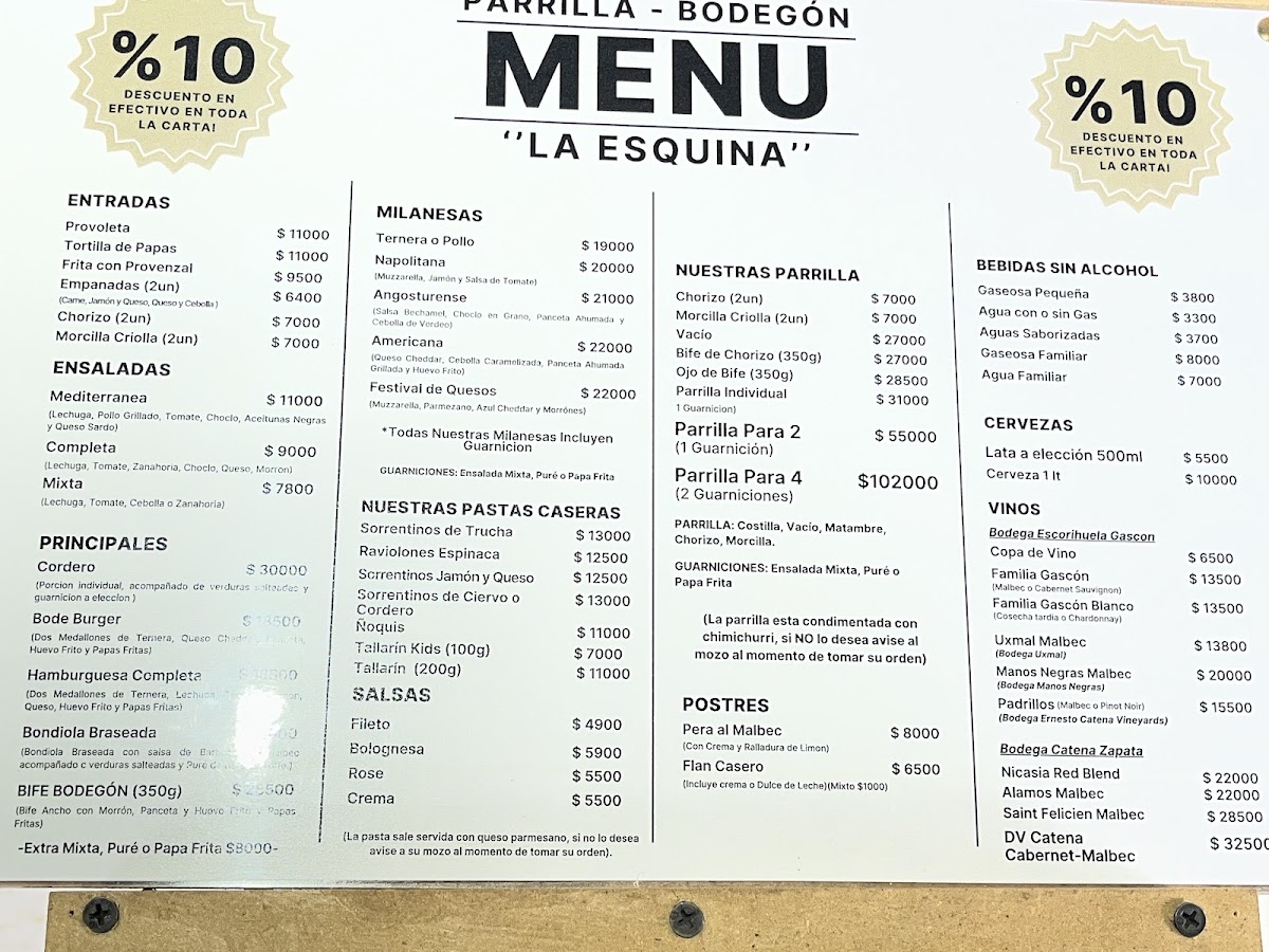 Parrilla Bodegón La Esquina Photo Menu 7
